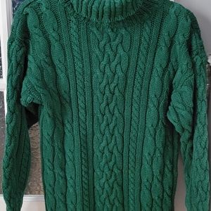 Vintage dark green sweater San Francisco